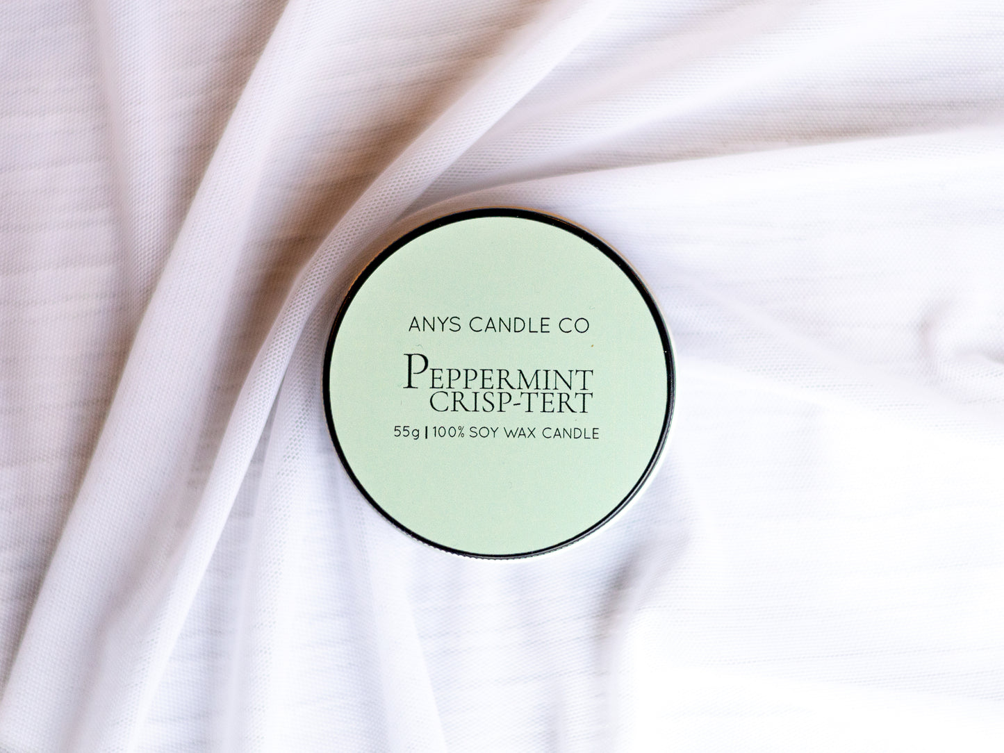 Peppermint Crisp-Tert 55g Soy Wax Candle