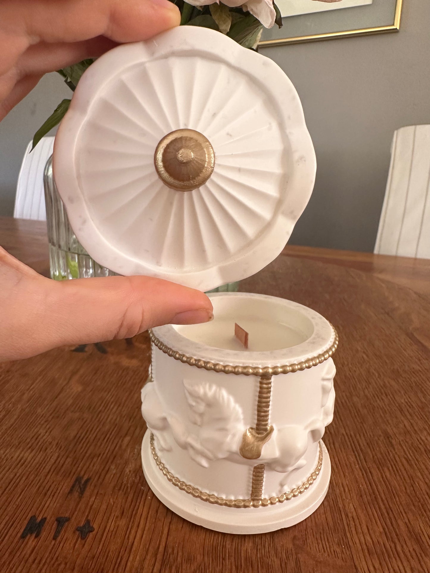 Christmas Carousel Candle (Pre-Order)